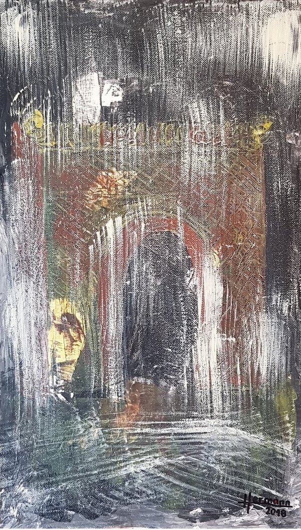 "Arc de Triumphe"-Acryl auf Leinwand-50x30